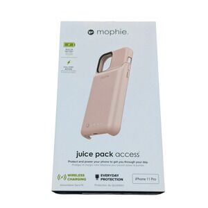 BbN Mophie Juice Pack Access Wireless Charge Battery Case For iPhone 11 Pro Pink